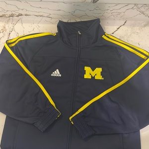 LIKE NEW Adidas Michigan Zip Jacket